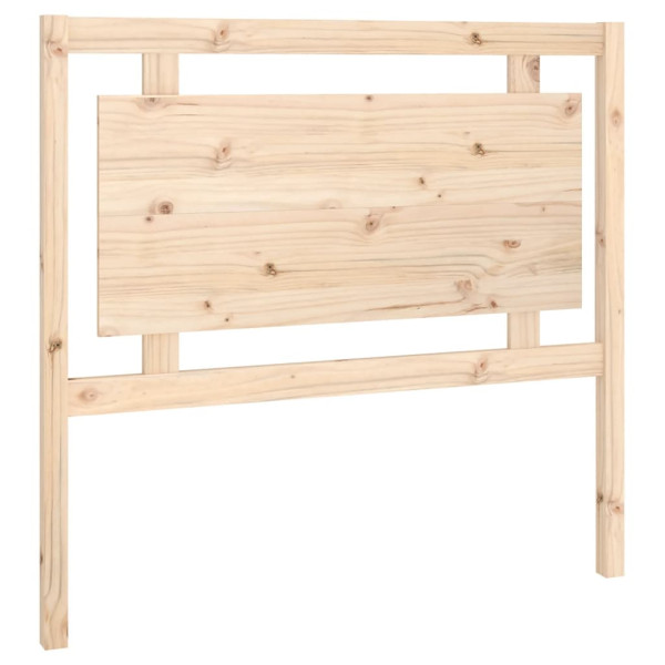 Wezgłowie łóżka Brąz 105.5 x 100 cm Drewno sosnowe vidaXL 514870