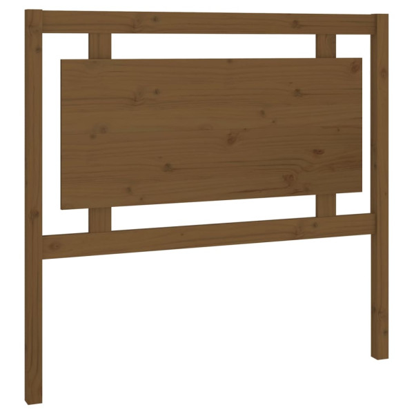 Wezgłowie łóżka Brąz 105.5 x 100 cm Drewno sosnowe vidaXL 514933