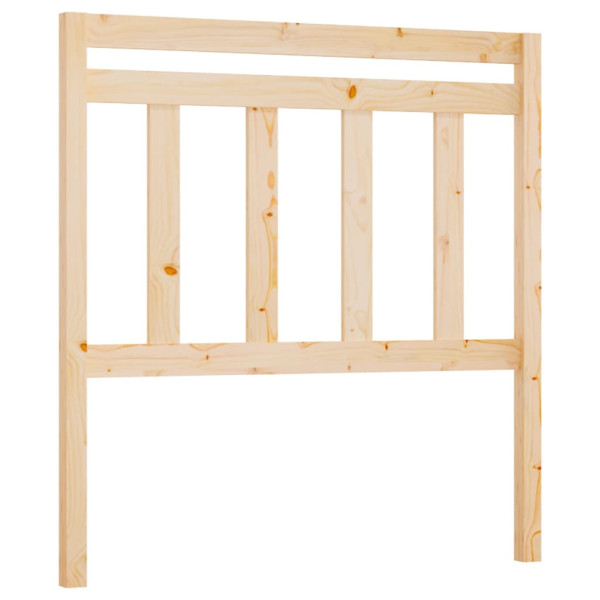 Wezgłowie łóżka Brąz 106 x 100 cm Drewno sosnowe vidaXL 497167