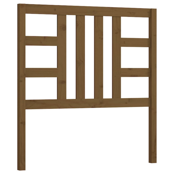 Wezgłowie łóżka Brąz 106 x 100 cm Pine Wood vidaXL 515337