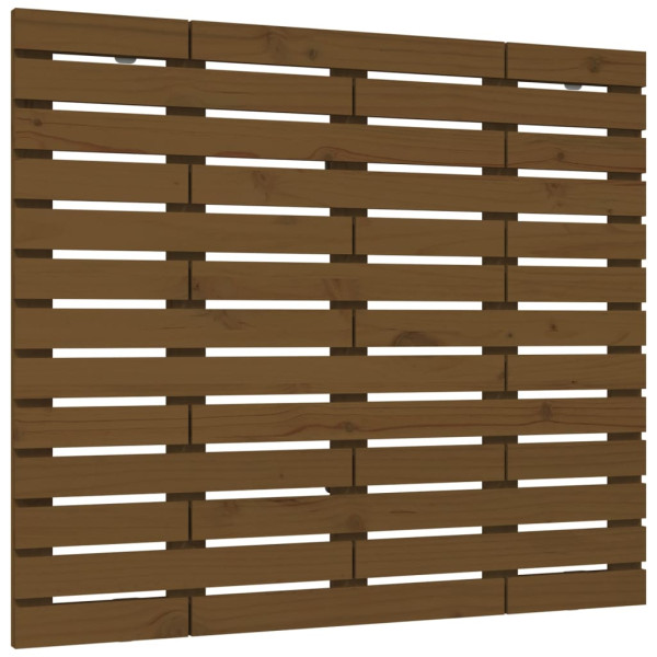 Wezgłowie łóżka Brąz 106 x 91.5 cm Pine Wood vidaXL 527506