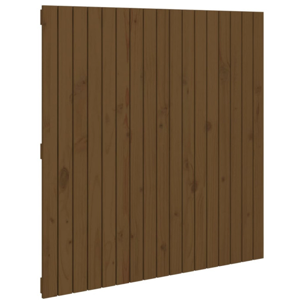 Wezgłowie łóżka Brąz 108 x 110 cm Pine Wood vidaXL 523227