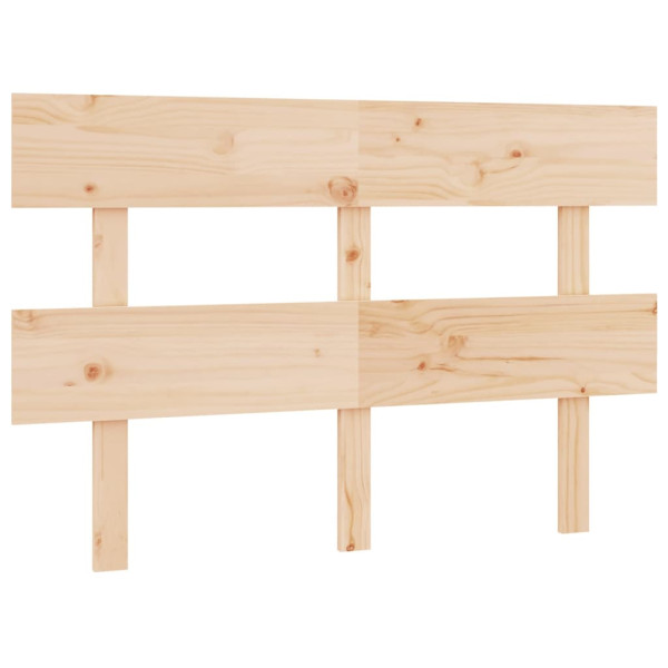Wezgłowie łóżka Brąz 124 x 81 cm Pine Wood vidaXL 514879