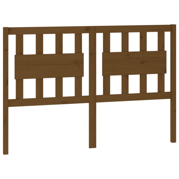 Wezgłowie łóżka Brąz 125.5 x 100 cm Drewno sosnowe vidaXL 503262