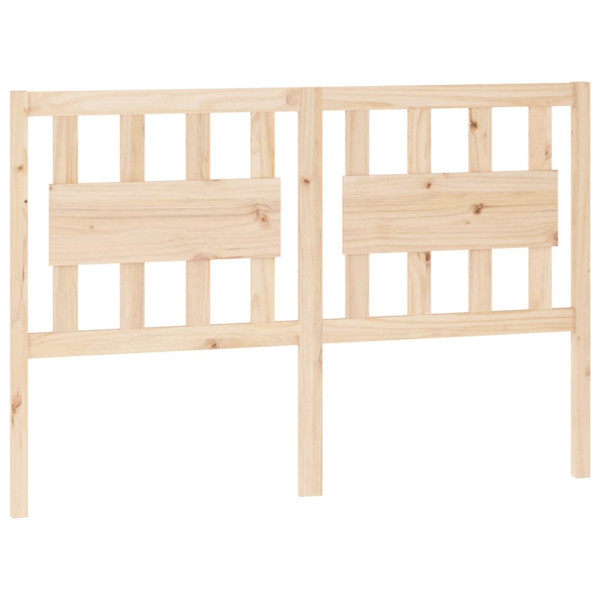 Wezgłowie łóżka Brąz 125.5 x 100 cm Drewno sosnowe vidaXL 503283