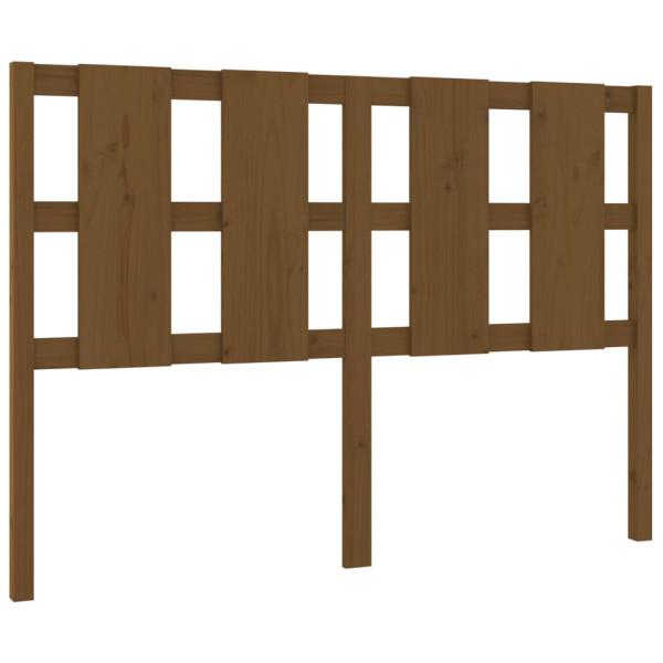 Wezgłowie łóżka Brąz 125.5 x 100 cm Drewno sosnowe vidaXL 514002