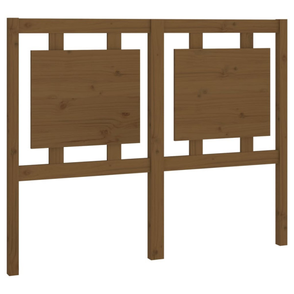 Wezgłowie łóżka Brąz 125.5 x 100 cm Drewno sosnowe vidaXL 514952