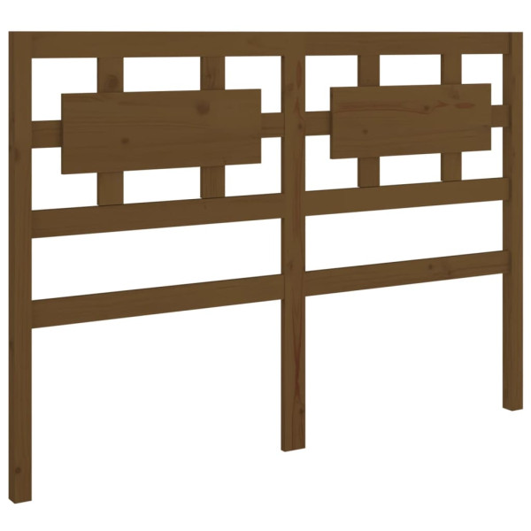 Wezgłowie łóżka Brąz 125.5 x 100 cm Drewno sosnowe vidaXL 515015