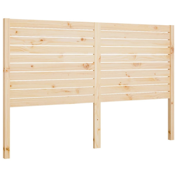 Wezgłowie łóżka Brąz 126 x 100 cm Drewno sosnowe vidaXL 515202
