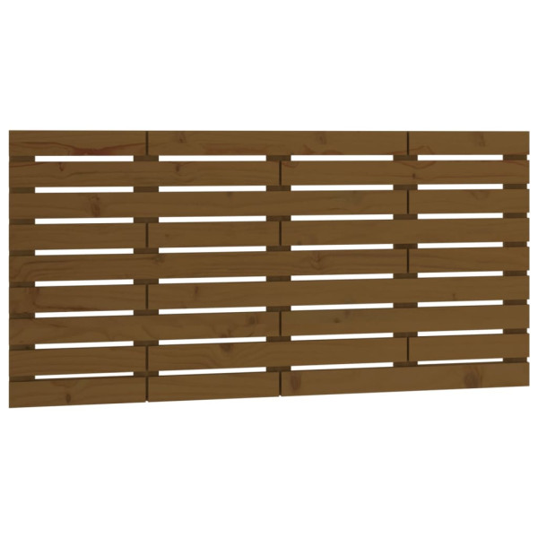 Wezgłowie łóżka Brąz 126 x 63 cm Pine Wood vidaXL 527461