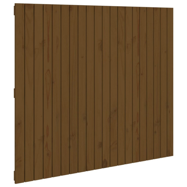 Wezgłowie łóżka Brąz 127.5 x 110 cm Pine Wood vidaXL 527599