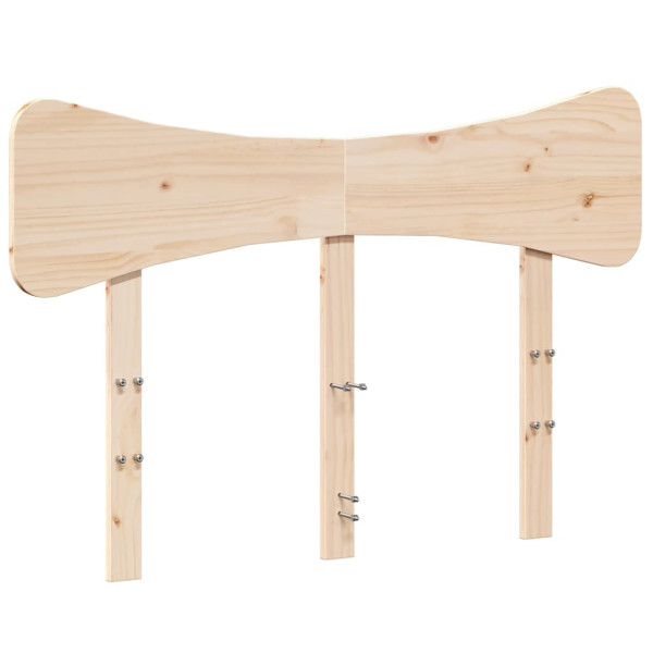 Wezgłowie łóżka Brąz 135 cm Drewno vidaXL 514075