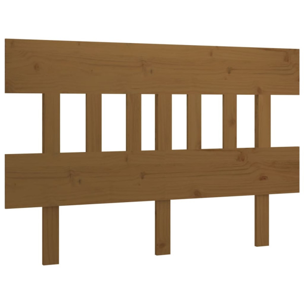 Wezgłowie łóżka Brąz 138.5 x 81 cm Pine Wood vidaXL 514863