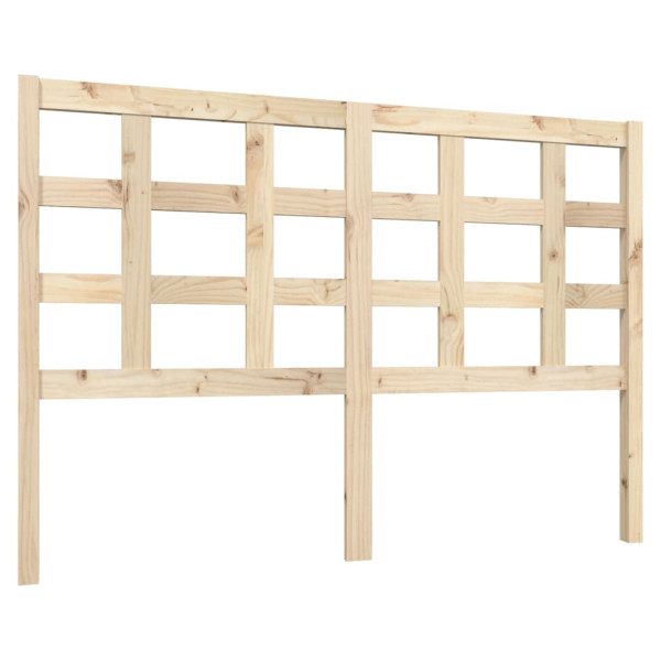 Wezgłowie łóżka Brąz 140.5 x 100 cm Drewno sosnowe vidaXL 514255