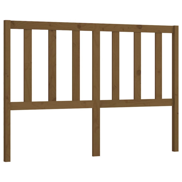 Wezgłowie łóżka Brąz 141 x 100 cm Pine Wood vidaXL 514277