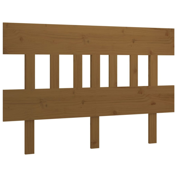 Wezgłowie łóżka Brąz 143.5 x 81 cm Pine Wood vidaXL 515340