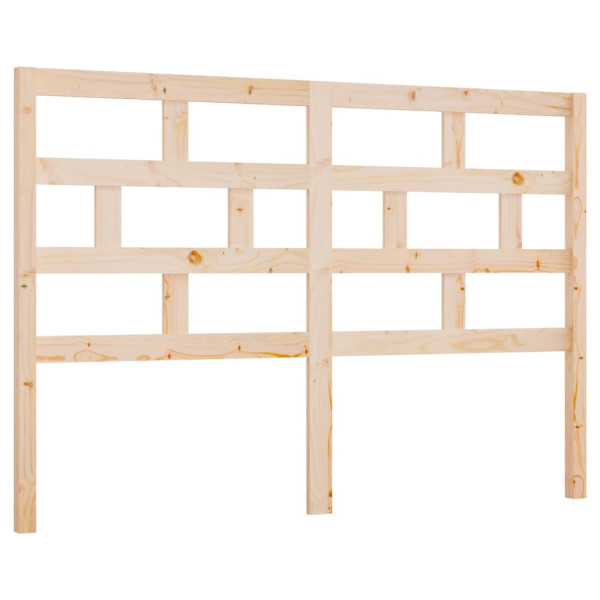 Wezgłowie łóżka Brąz 146 x 100 cm Drewno sosnowe vidaXL 497403