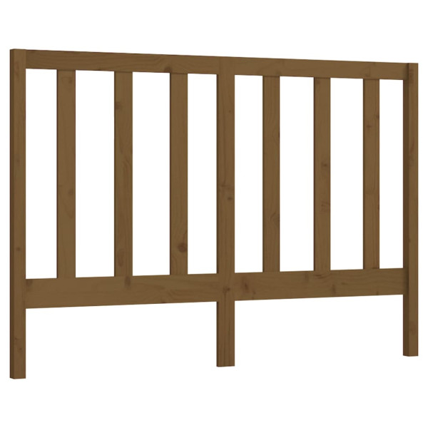 Wezgłowie łóżka Brąz 146 x 100 cm Pine Wood vidaXL 514181