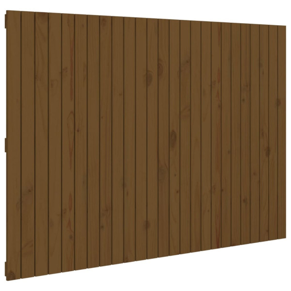 Wezgłowie łóżka Brąz 159.5 x 110 cm Pine Wood vidaXL 527440