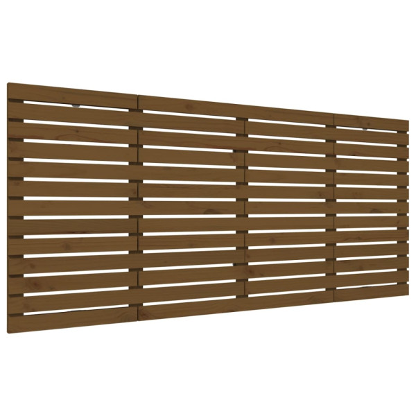 Wezgłowie łóżka Brąz 166 x 91.5 cm Drewno vidaXL 527474