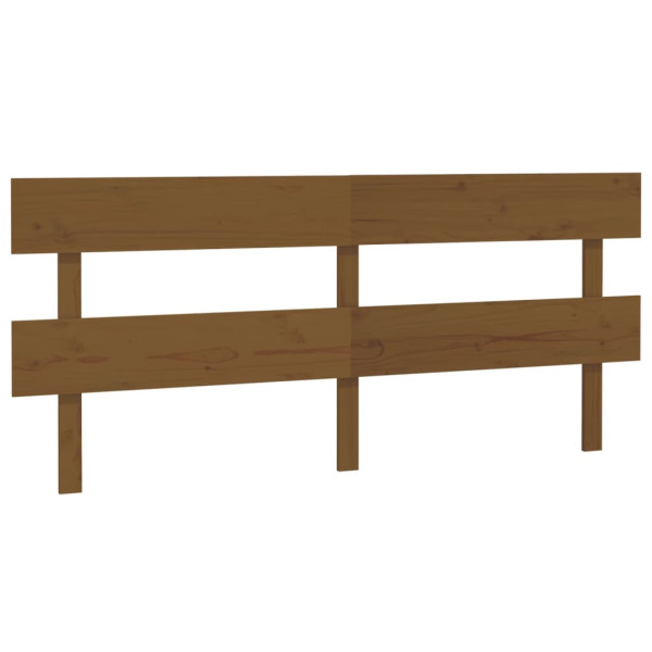 Wezgłowie łóżka Brąz 184 x 81 cm Pine Wood vidaXL 515052