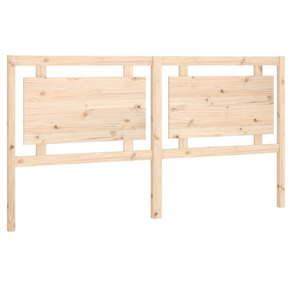 Wezgłowie łóżka Brąz 185.5 x 100 cm Pine Wood vidaXL 515235
