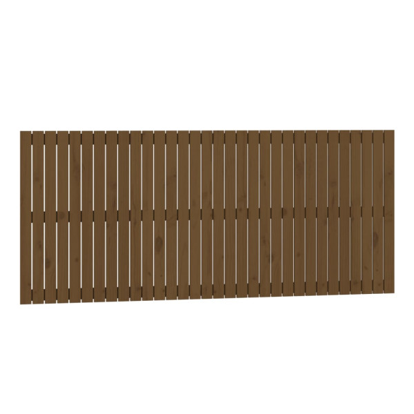 Wezgłowie łóżka Brąz 204 x 90 cm Pine Wood vidaXL 521073