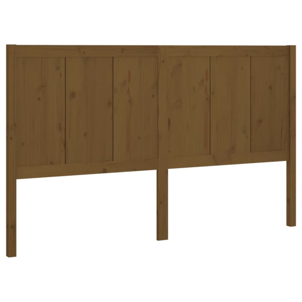 Wezgłowie łóżka Brąz 205.5 x 100 cm Drewno sosnowe vidaXL 513926