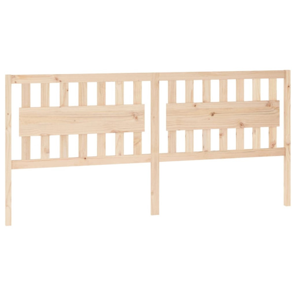 Wezgłowie łóżka Brąz 205.5 x 100 cm Drewno vidaXL 503278