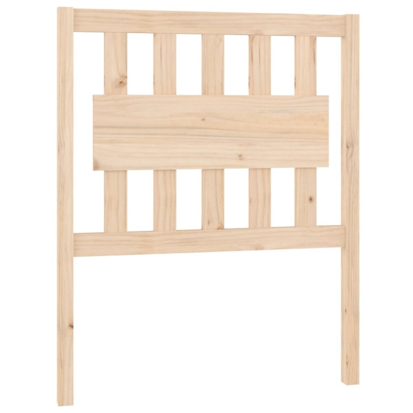 Wezgłowie łóżka Brąz 80.5 x 100 cm Drewno sosnowe vidaXL 503307