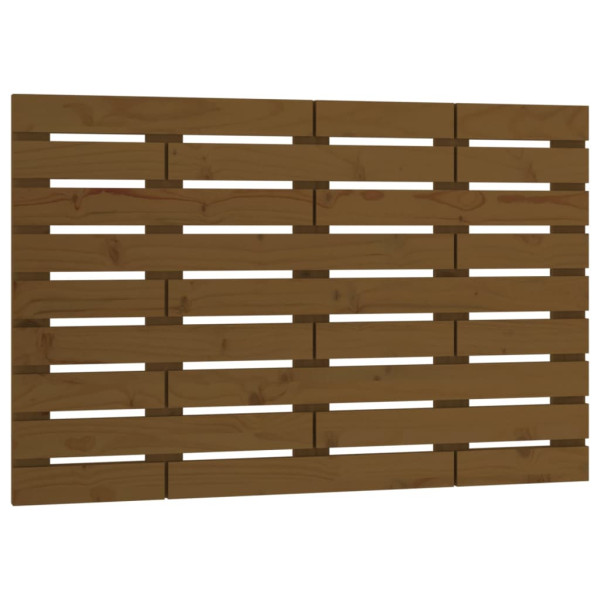 Wezgłowie łóżka Brąz 81 x 63 cm Pine Wood vidaXL 527646