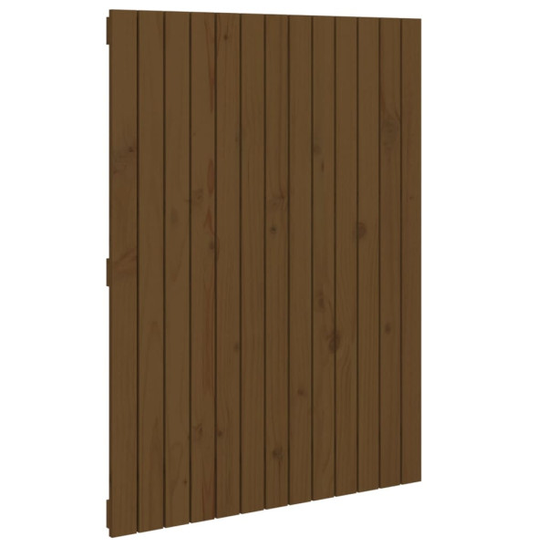Wezgłowie łóżka Brąz 82.5 x 110 cm Drewno sosnowe vidaXL 527443