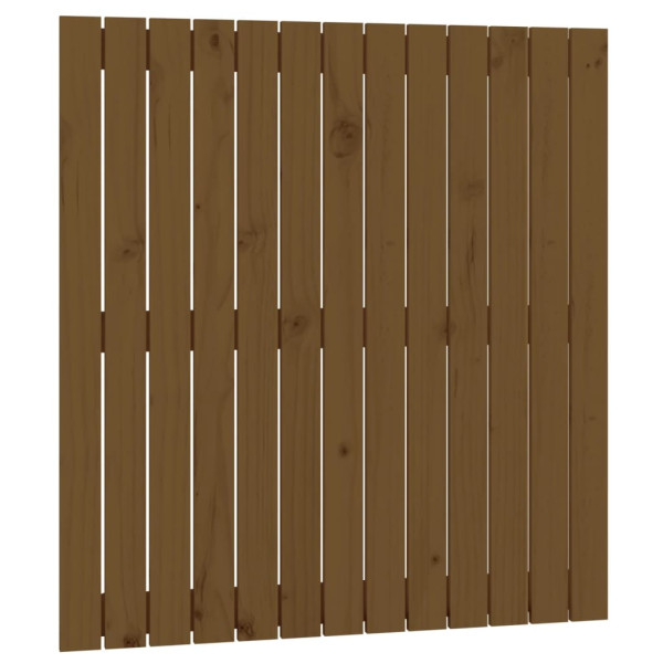 Wezgłowie łóżka Brąz 82.5 x 90 cm Pine Wood vidaXL 527439