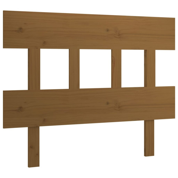 Wezgłowie łóżka Brąz 93.5 x 81 cm Pine Wood vidaXL 514958