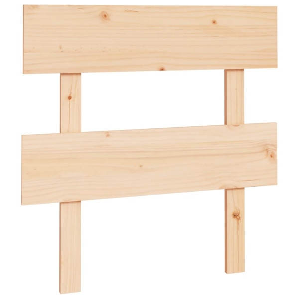 Wezgłowie łóżka Brąz 93.5 x 81 cm Pine Wood vidaXL 514957