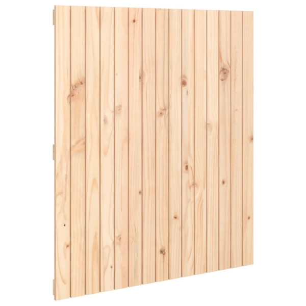 Wezgłowie łóżka Brąz 95.5 x 110 cm Drewno sosnowe vidaXL 527502