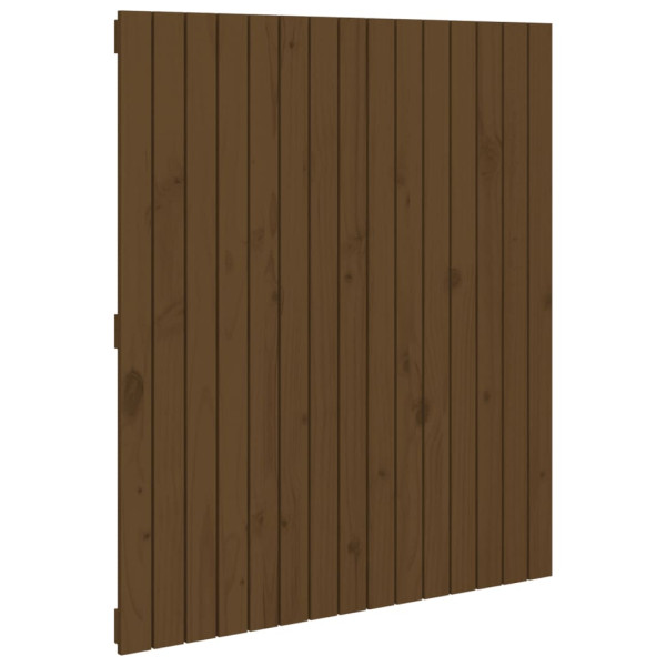 Wezgłowie łóżka Brąz 95.5 x 110 cm Pine Wood vidaXL 527504