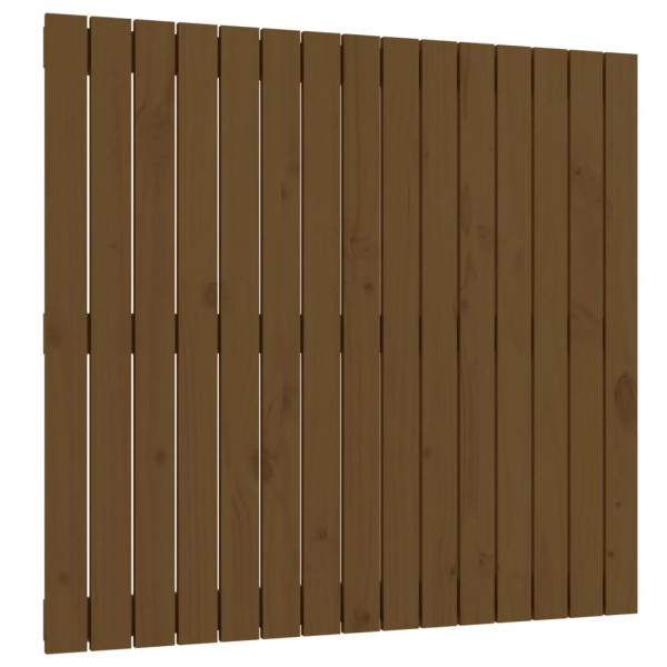 Wezgłowie łóżka Brąz 95.5 x 90 cm Pine Wood vidaXL 527530