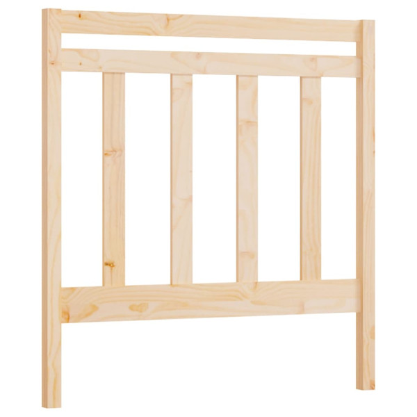 Wezgłowie łóżka Brąz 95 x 100 cm Drewno sosnowe vidaXL 514941
