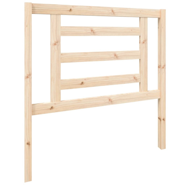 Wezgłowie łóżka Brąz 96 x 100 cm Drewno sosnowe vidaXL 497346