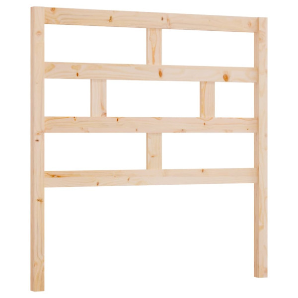 Wezgłowie łóżka Brąz 96 x 100 cm Drewno sosnowe vidaXL 497516