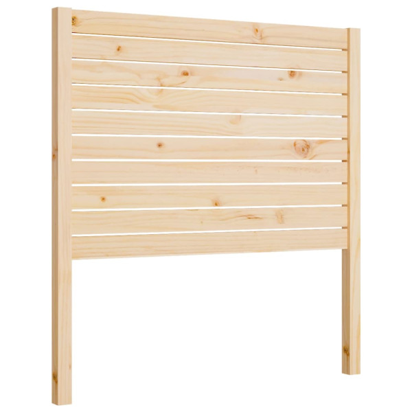 Wezgłowie łóżka Brąz 96 x 100 cm Drewno sosnowe vidaXL 514888