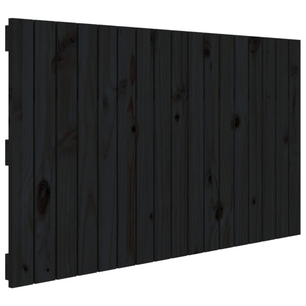 Wezgłowie łóżka Czarny 108 x 60 cm Pine Wood vidaXL 523308