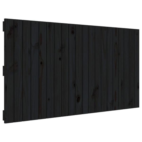 Wezgłowie łóżka Czarny 127.5 x 60 cm Pine Wood vidaXL 527553