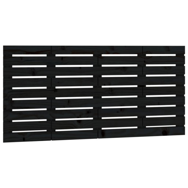 Wezgłowie łóżka Czarny 146 x 63 cm Pine Wood vidaXL 523184