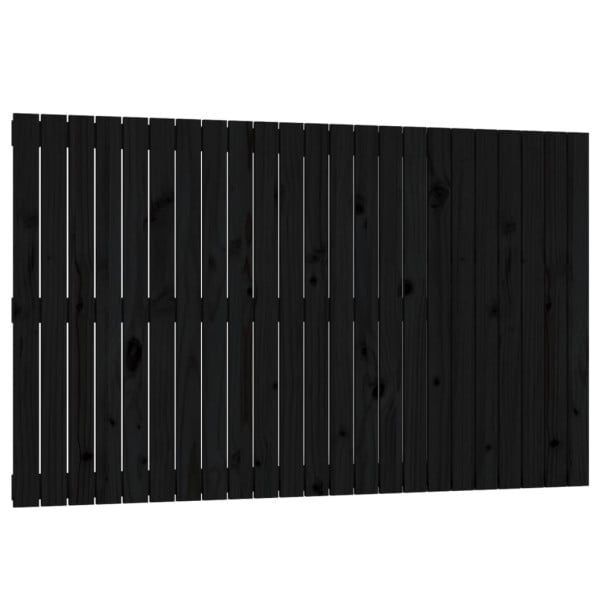 Wezgłowie łóżka Czarny 147 x 90 cm Pine Wood vidaXL 521769