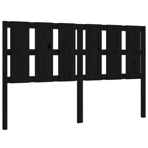 Wezgłowie łóżka Czarny 155.5 x 100 cm Drewno sosnowe vidaXL 513852