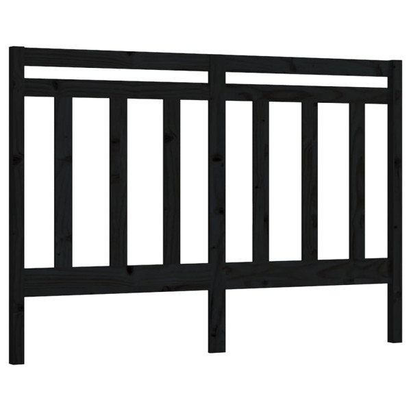 Wezgłowie łóżka Czarny 156 x 100 cm Drewno sosnowe vidaXL 514878
