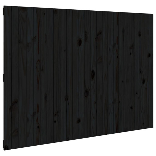Wezgłowie łóżka Czarny 159.5 x 110 cm Pine Wood vidaXL 527425