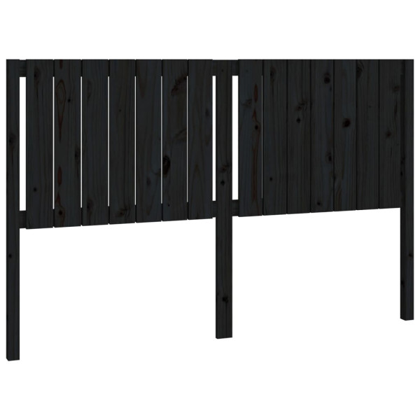 Wezgłowie łóżka Czarny 165.5 x 100 cm Drewno sosnowe vidaXL 497515